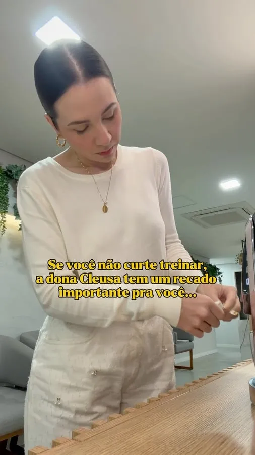 Vídeo: se você não curte treinar, a dona Cleusa tem um recado importante