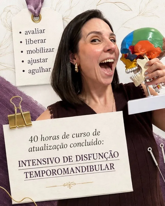 40 horas de curso de atualização: intensivo de disfunção temporomandibular